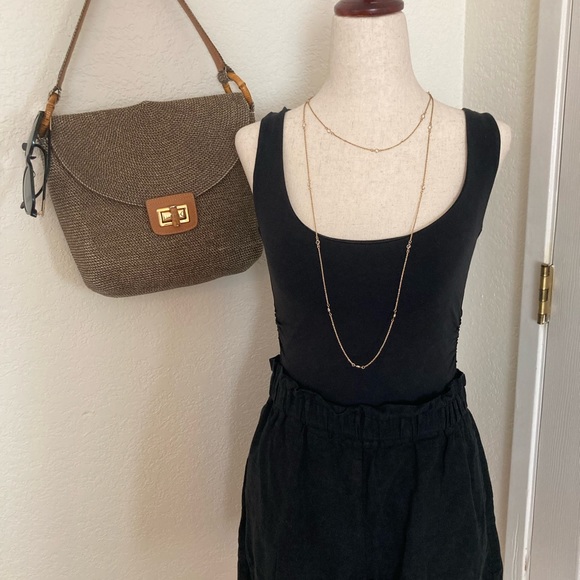 Women’s Boden fitted tank top, black size Small - Picture 6 of 6